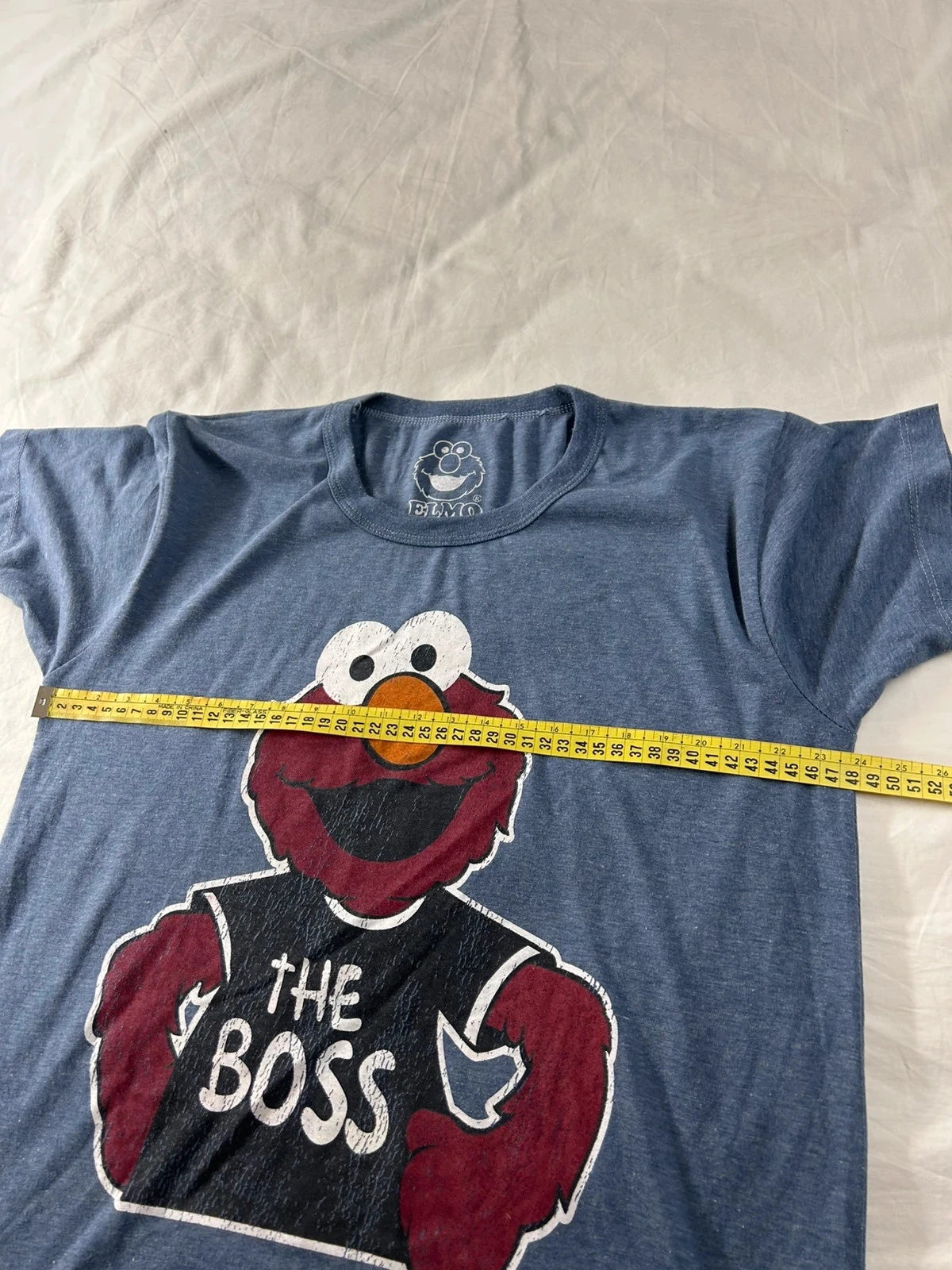 Blauw T-shirt met the boss elmo print maat M – photo 8
